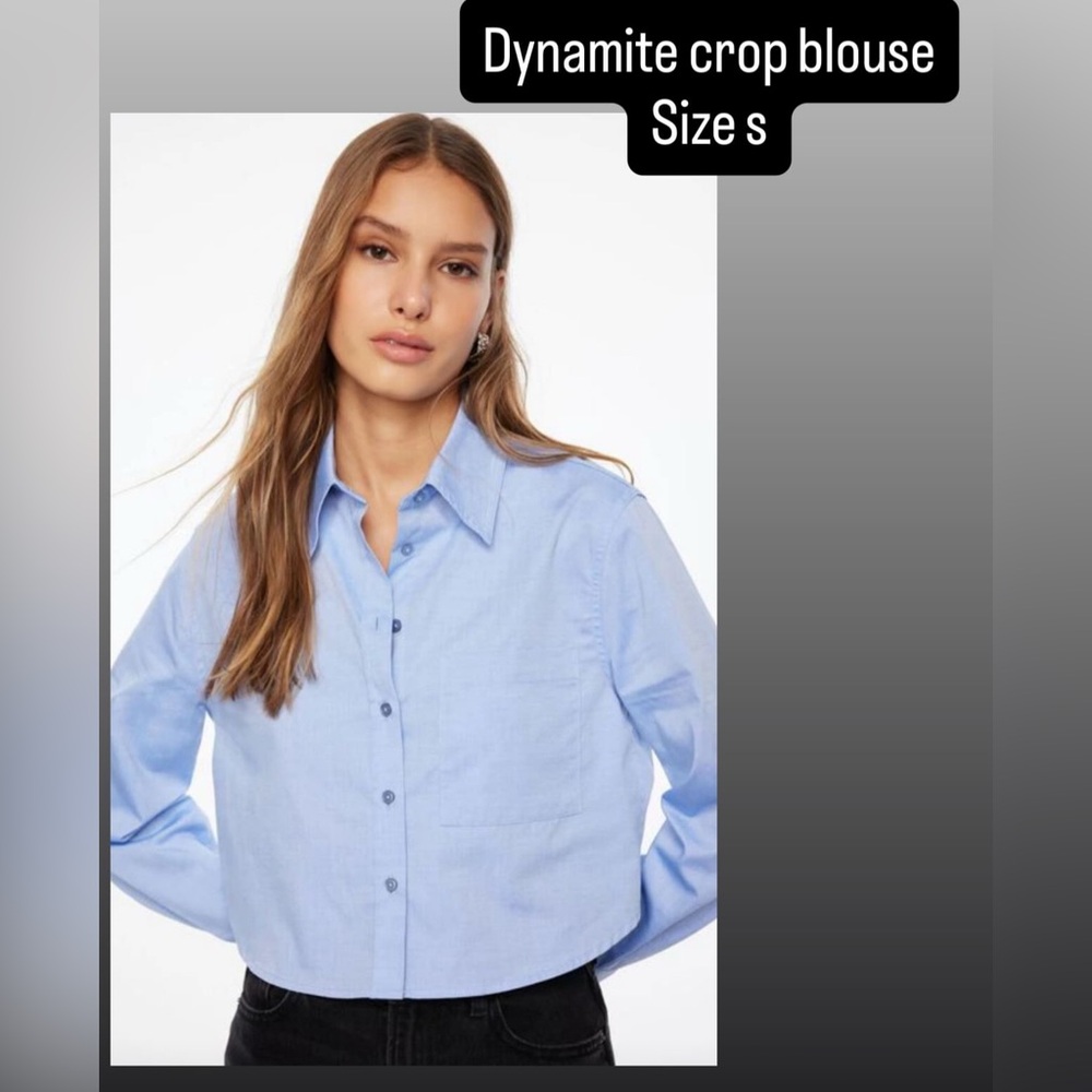 Dynamite Light Blue Button-Down Shirt